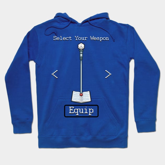 D&D Select Your Weapon: Staff&Spell Book Hoodie by FuManChu